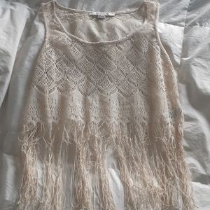 Lace crop top
